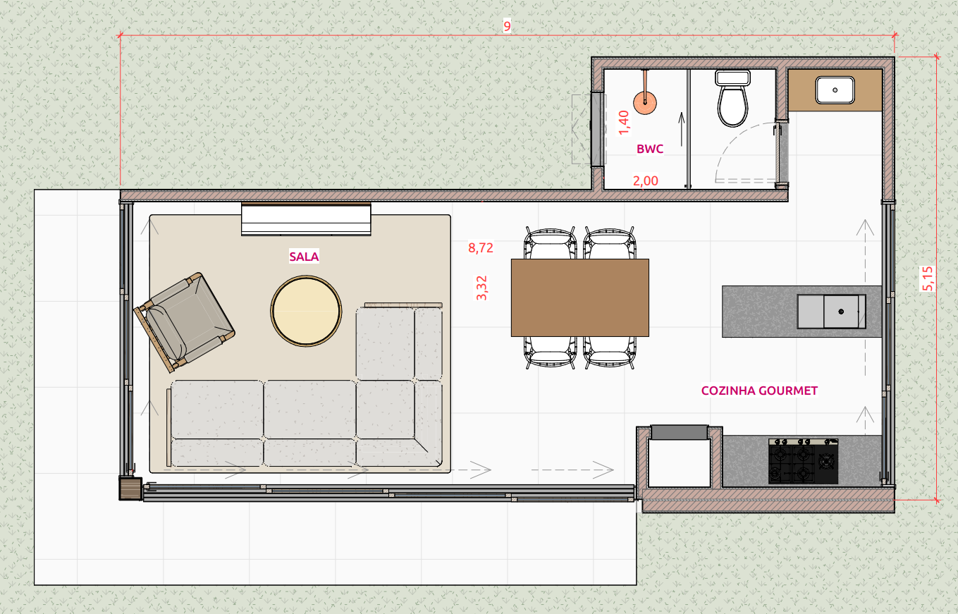 Planta Espaço Gourmet 01