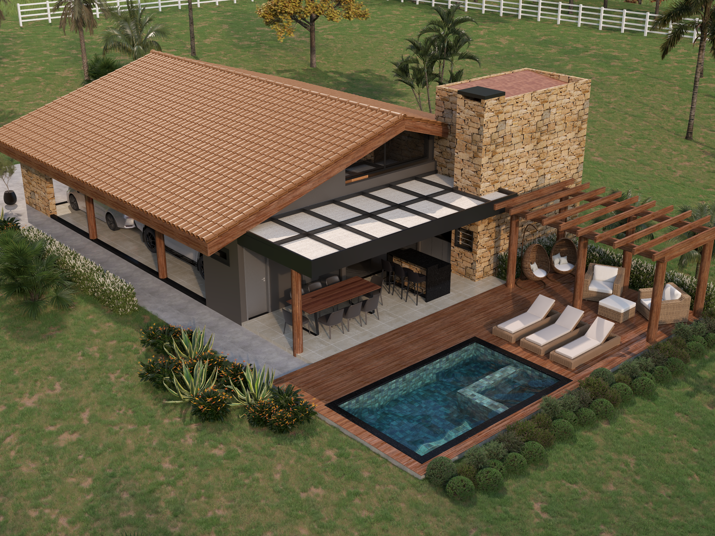 Fachada casa de campo p25