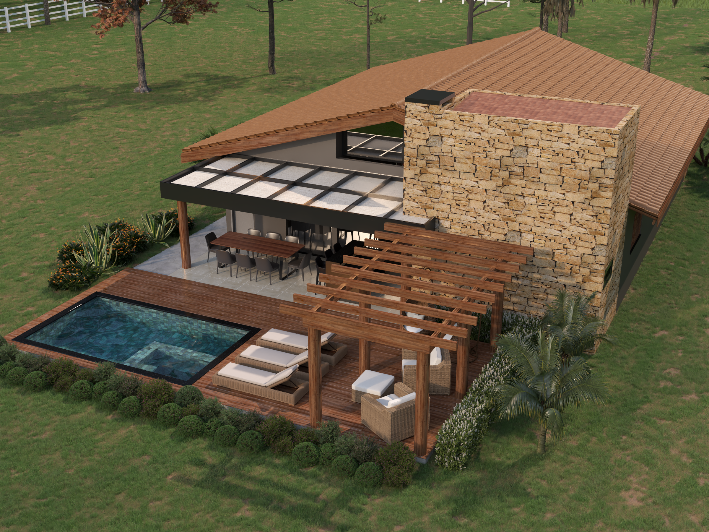 Fachada casa de campo p25