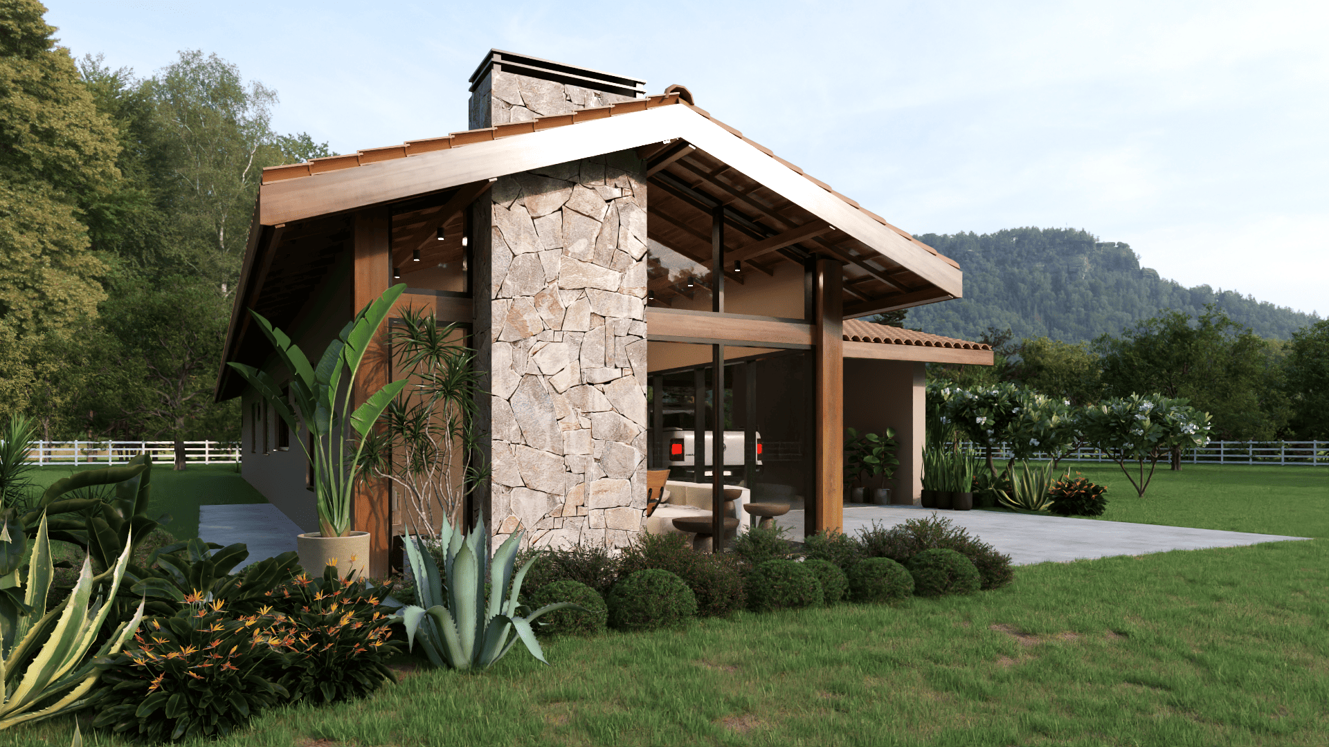 Fachada Casa de Campo P24