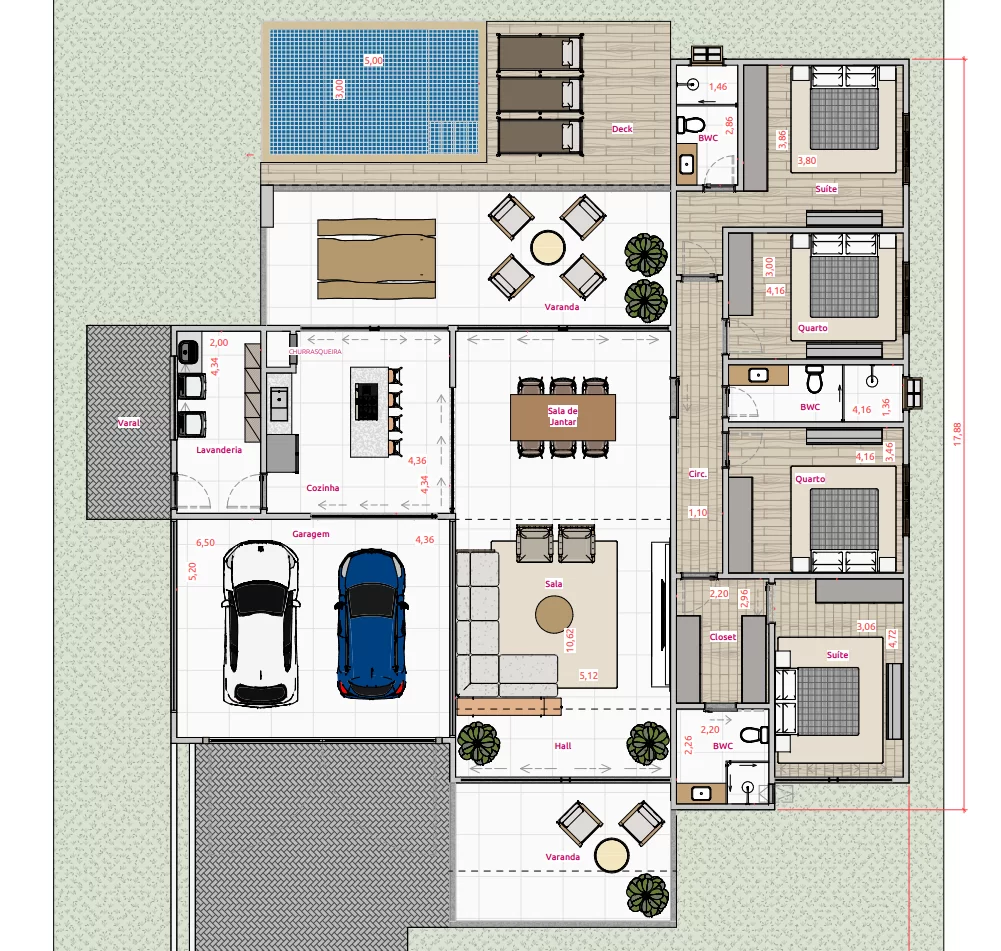 Planta Casa de Campo P06 V02