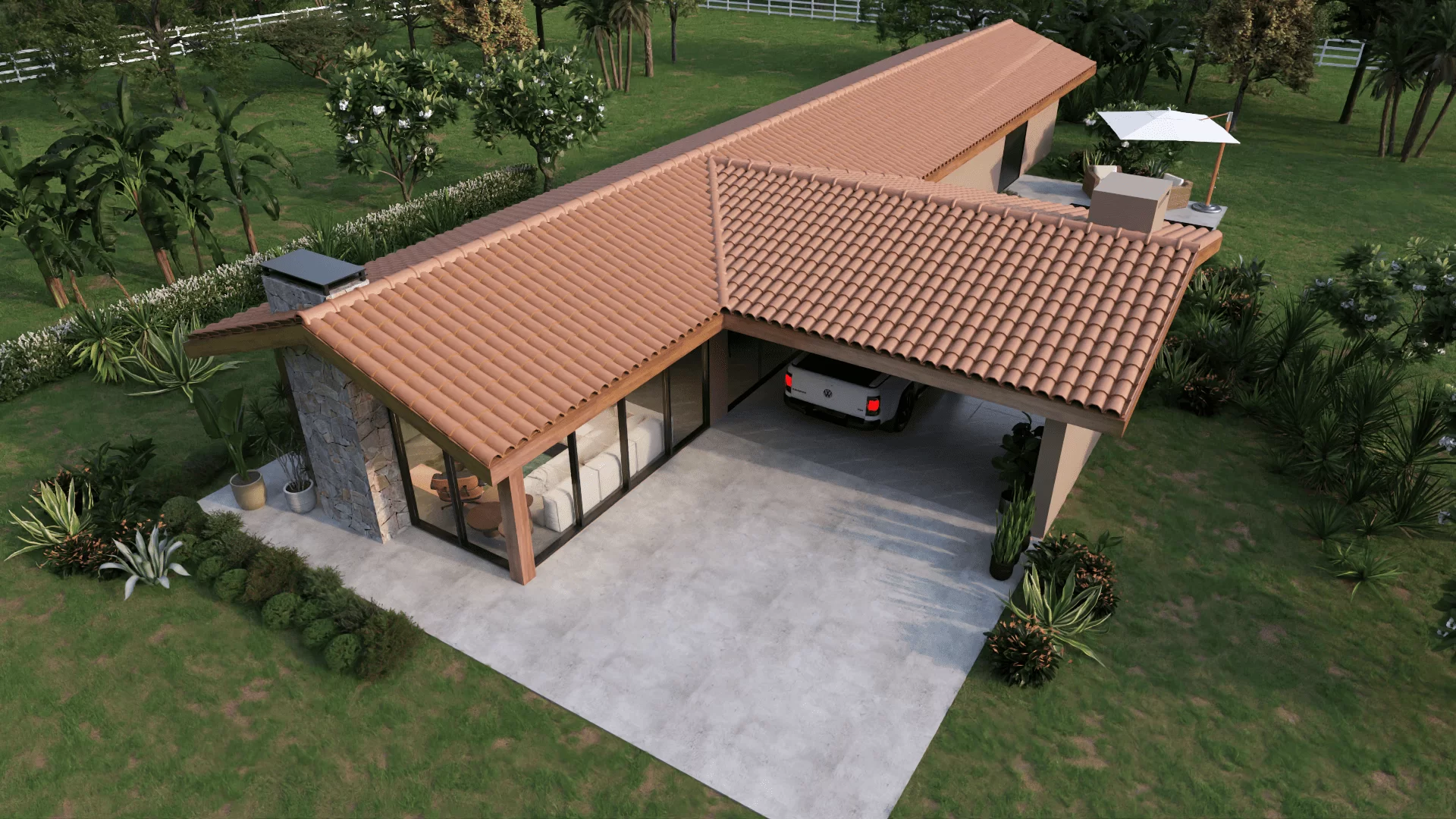 Fachada Casa de Campo P24